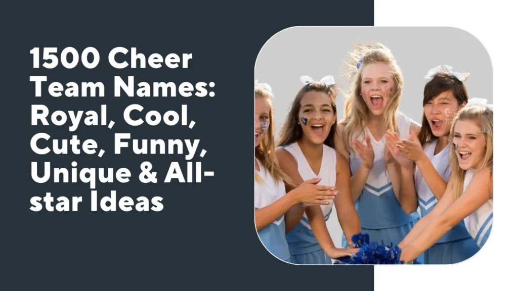 Cheer Team Names