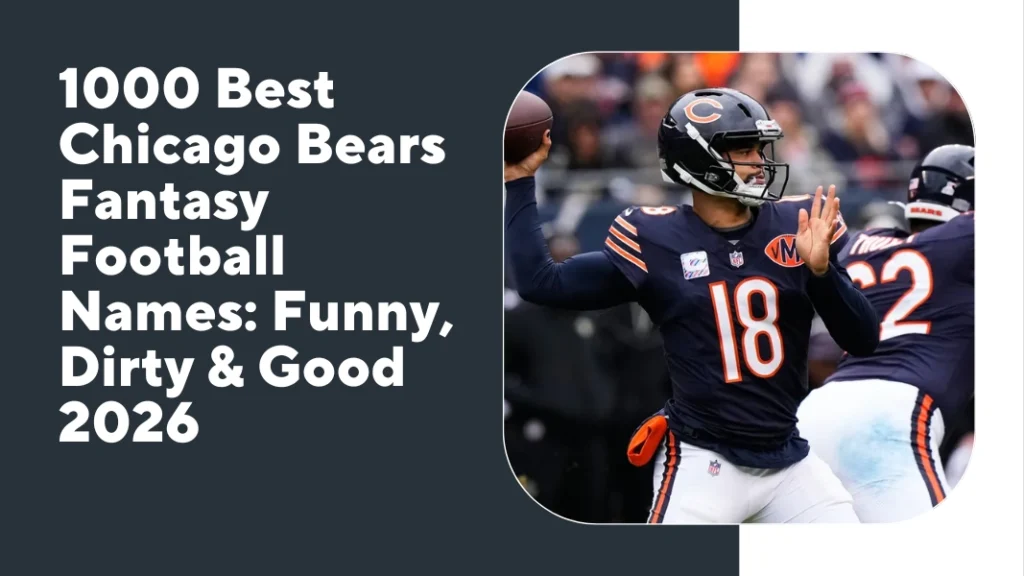 Chicago Bears Fantasy Football Names