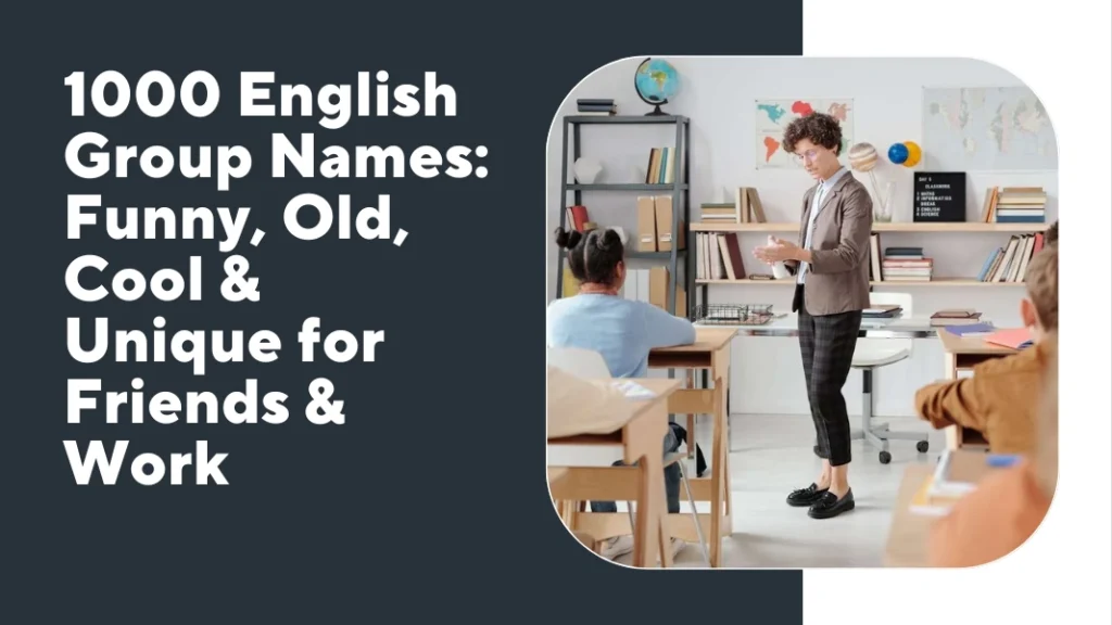 English Group Names