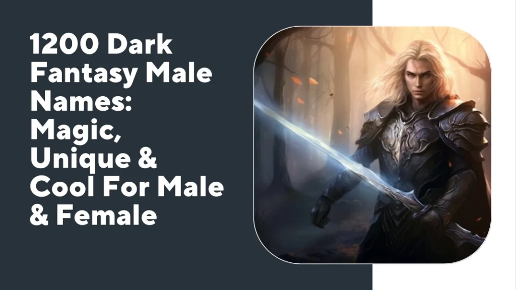 Fantasy Male Names