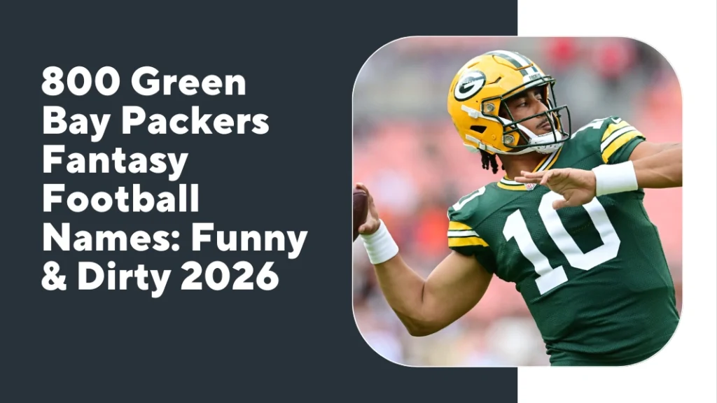 Green Bay Packers Fantasy Football Names
