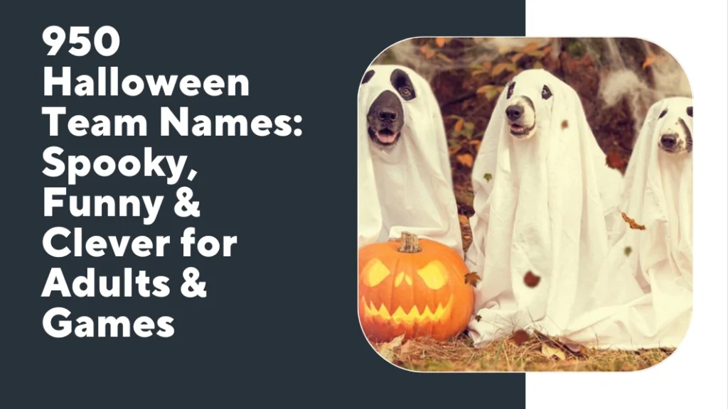 Halloween Team Names