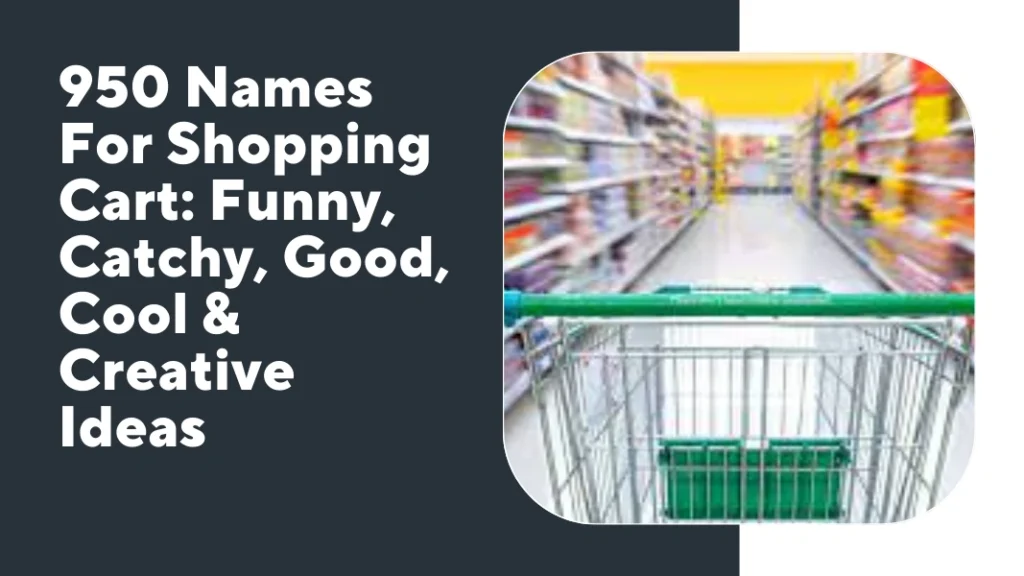 Names For Shopping Cart