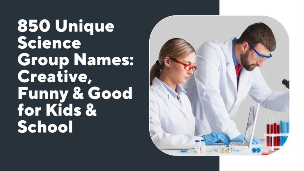 Science Group Names