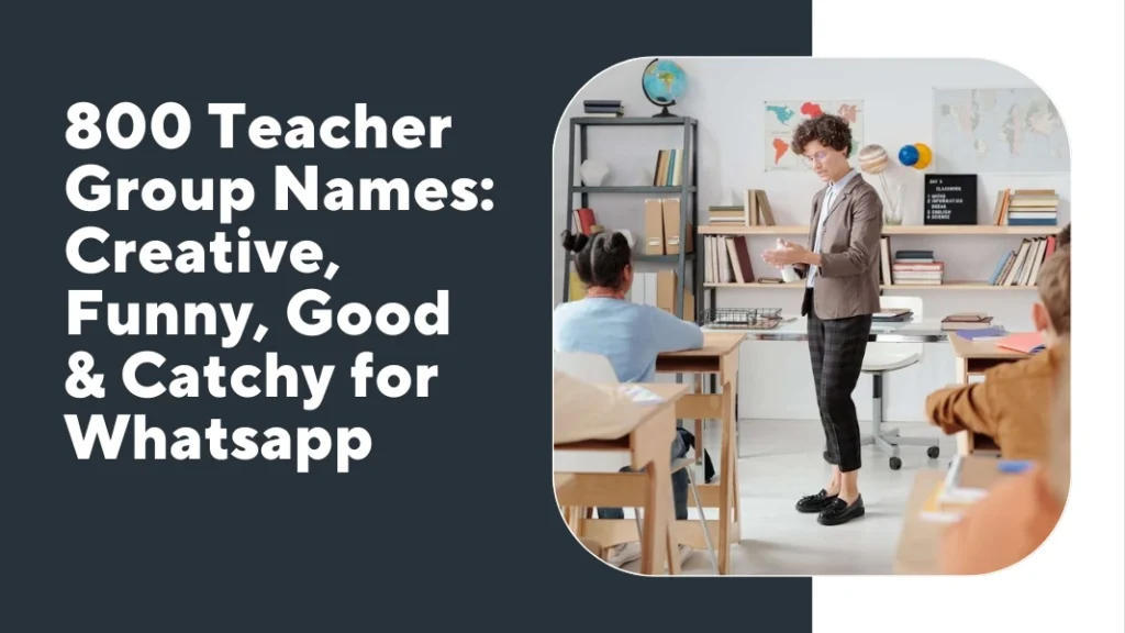 Teacher Group Names