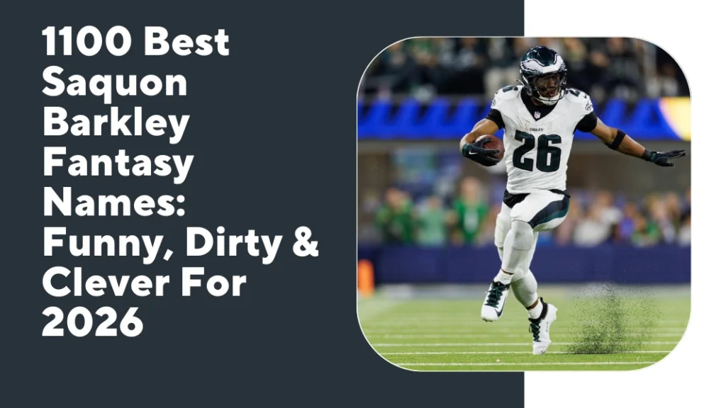 Saquon Barkley Fantasy Names
