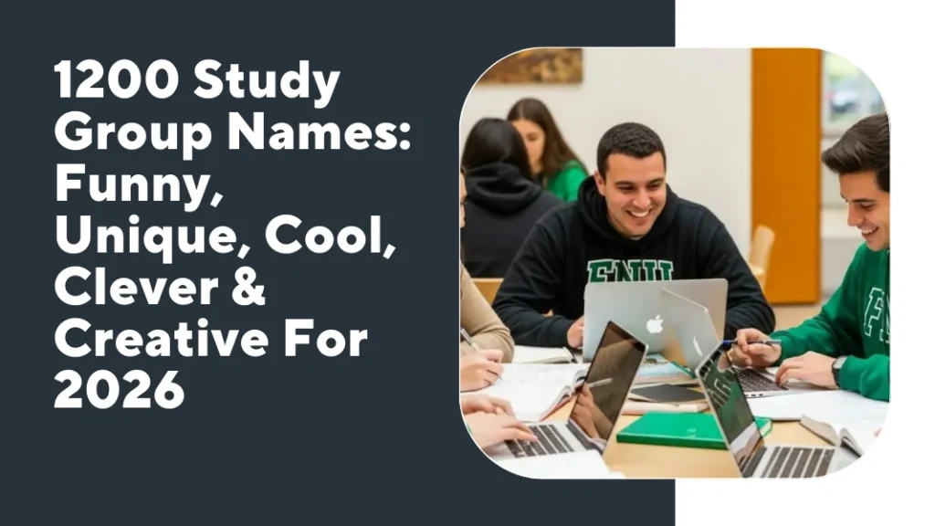 Study Group Names