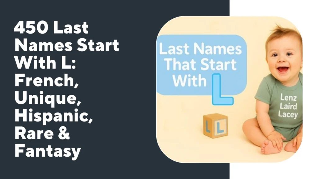 Last Names Start With L