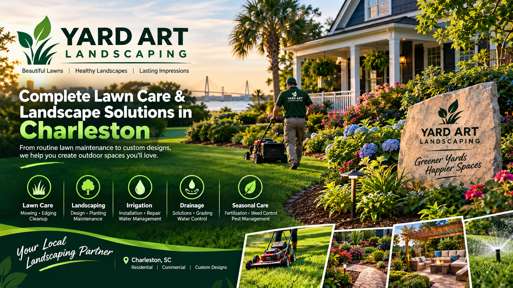 Yard Art Landscaping: Complete Lawn Care and Landscape Solutions in Charleston